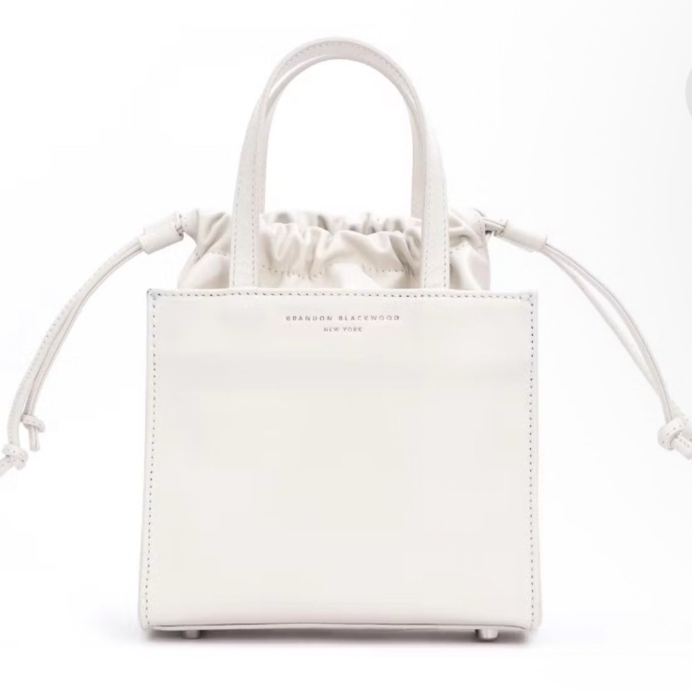 Brandon Blackwood Laura Mini Tote (White) - Picture 13 of 14